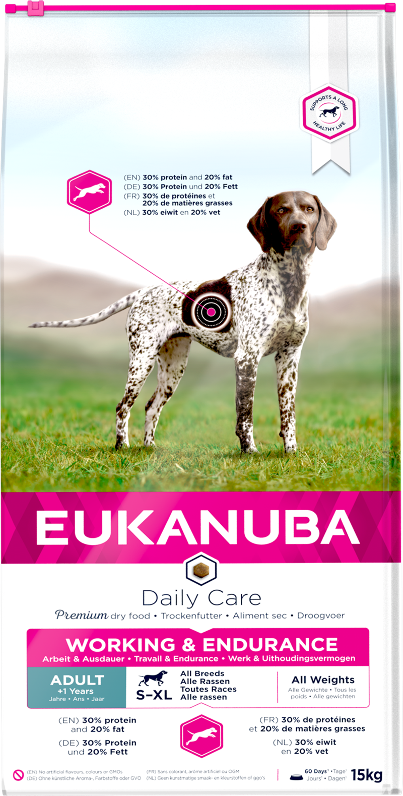 Eukanuba dog Daily Care Working & Endurance 15kg