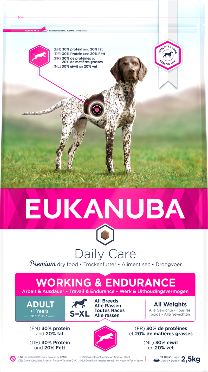 Eukanuba dog Daily Care Working & Endurance 2,5kg