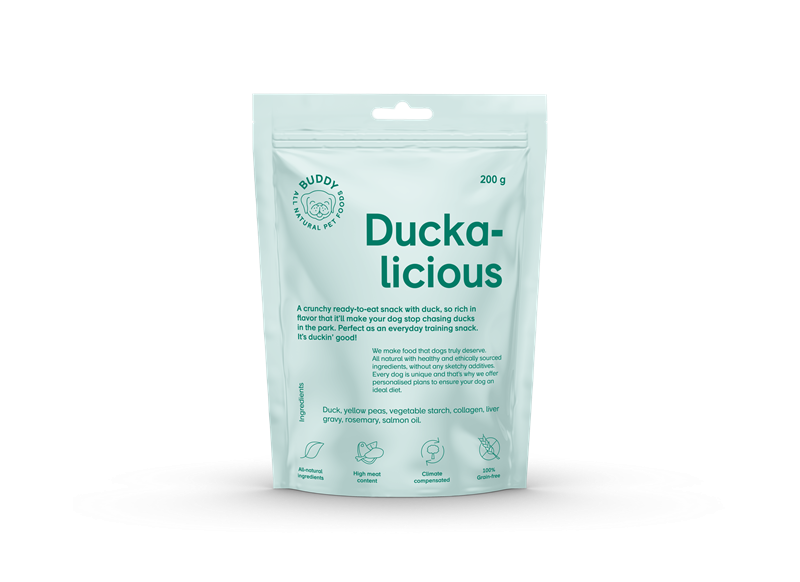 Buddy petfoods duckalicious godis 200g