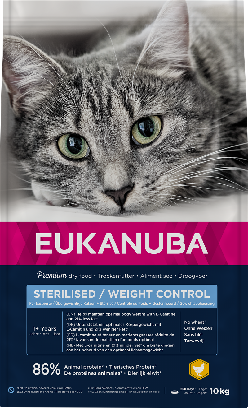 Eukanuba Cat Adult sterilised/Weight control 10kg