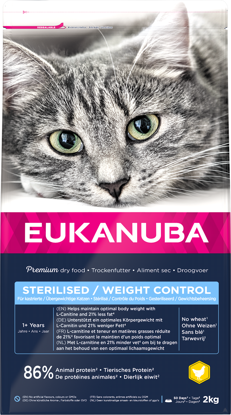 Eukanuba Cat Adult sterilised/Weight control 2kg