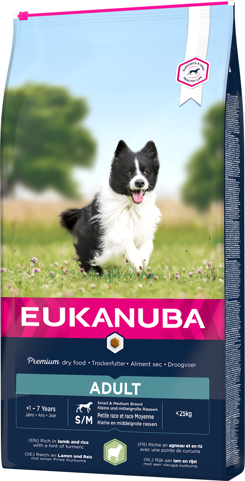 Eukanuba dog adult small/medium lamb & rice 12kg