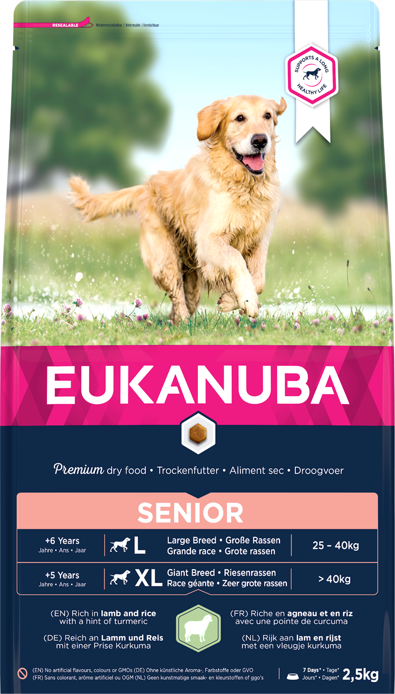 Eukanuba dog Senior large lamb & rice 2,5kg