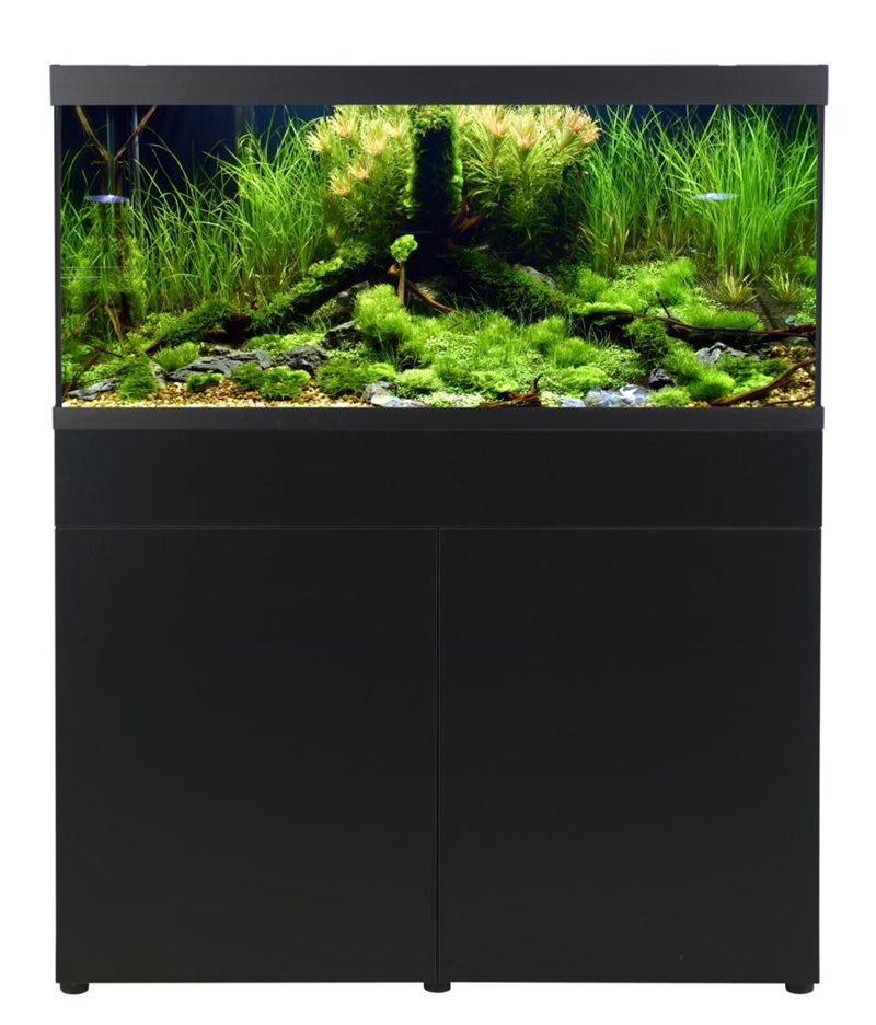 Element akvarium 180L inkl bänk Svart
