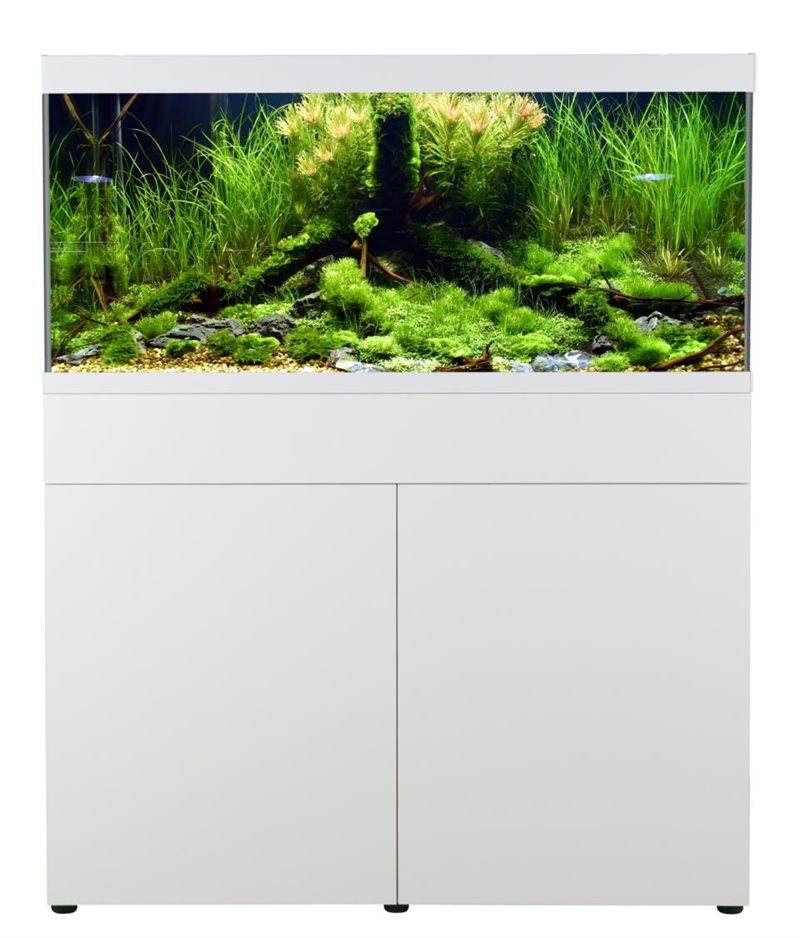 Element akvarium 180L inkl bänk Vit