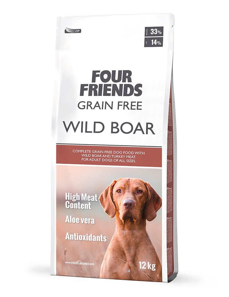 FourFriends grainfree wild boar 12kg