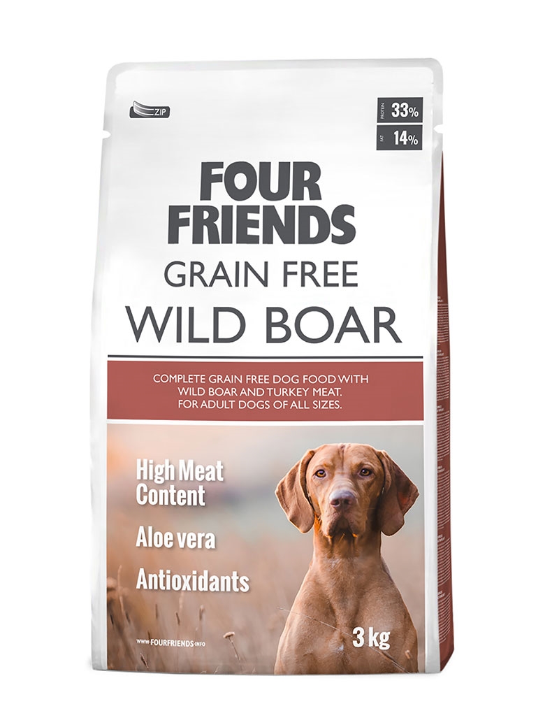 FourFriends grainfree wild boar 3kg