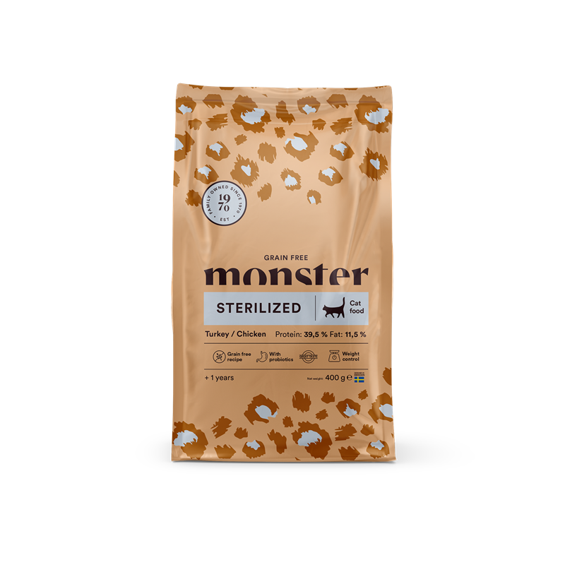 Monster Katt Grain Free Sterilized 400g