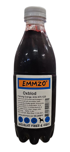 Emmzo Fryst Oxblod 1 Liter