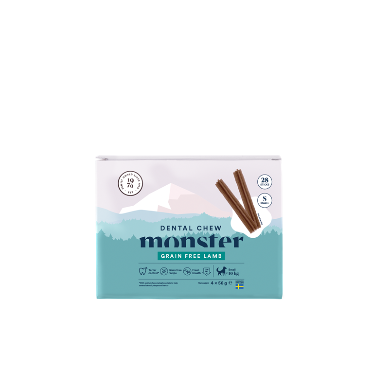 Monster Dental Chew Lamb Small 28-p