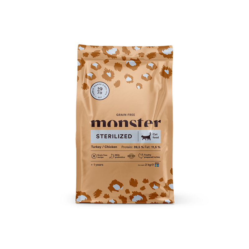Monster Katt Grain Free Sterilized 2kg