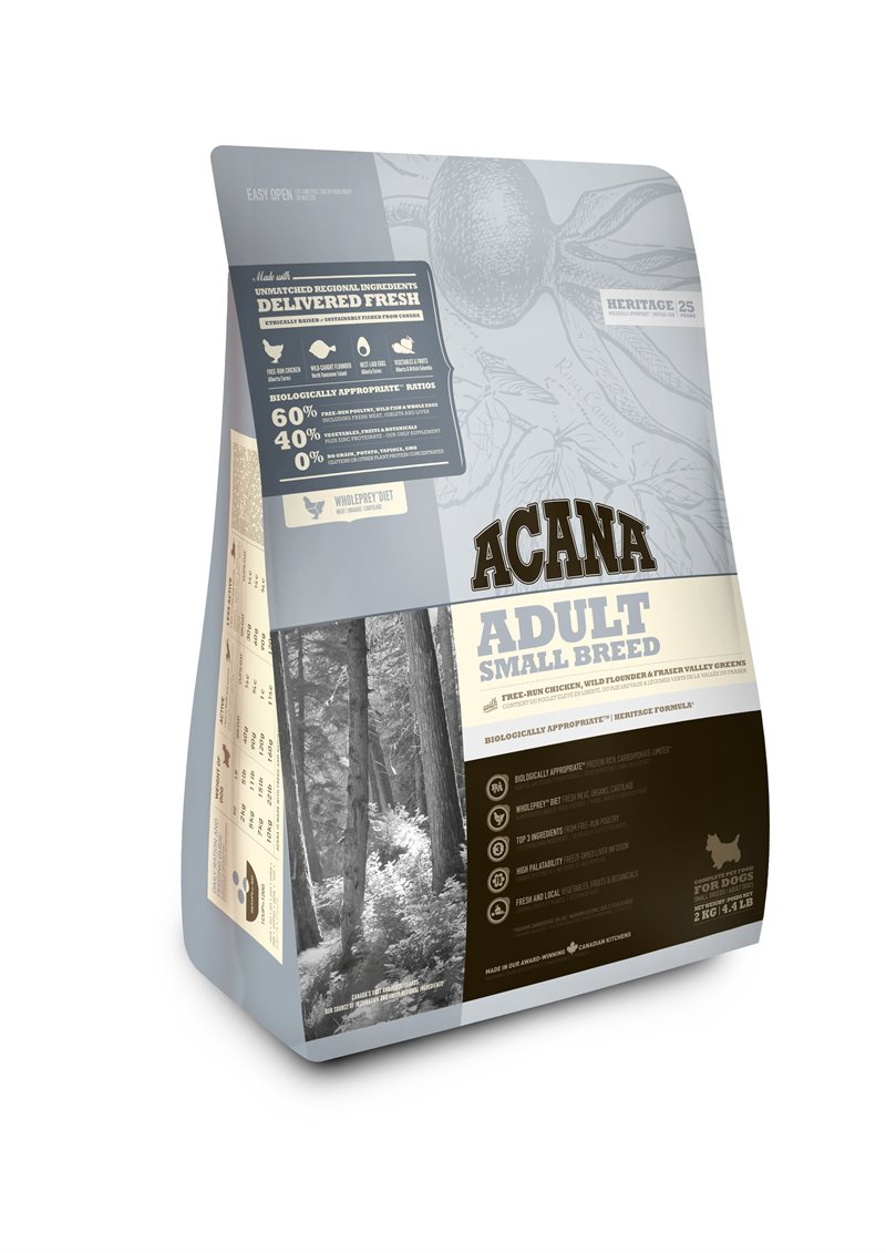 Acana Heritages Adult small breed 2kg