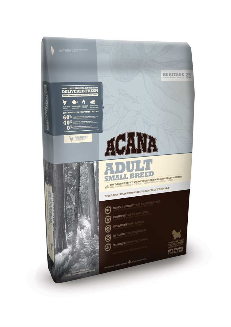 Acana Heritages Adult small breed 6kg