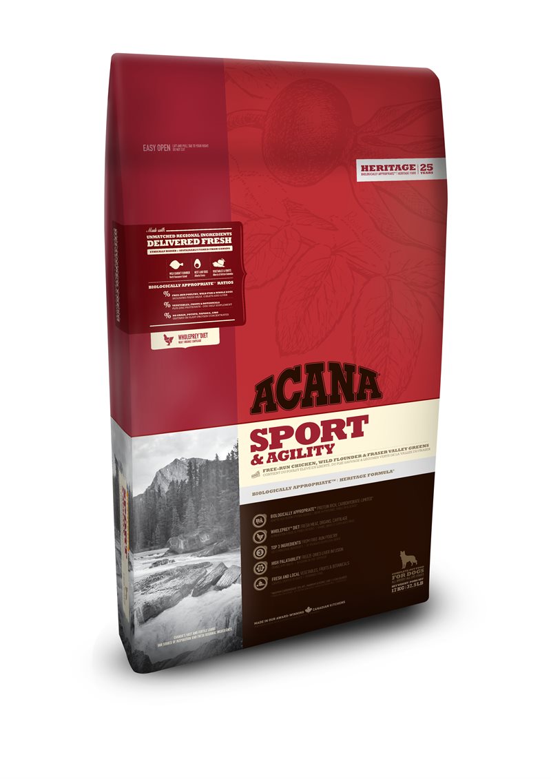 Acana Heritages Sport & agility 17kg