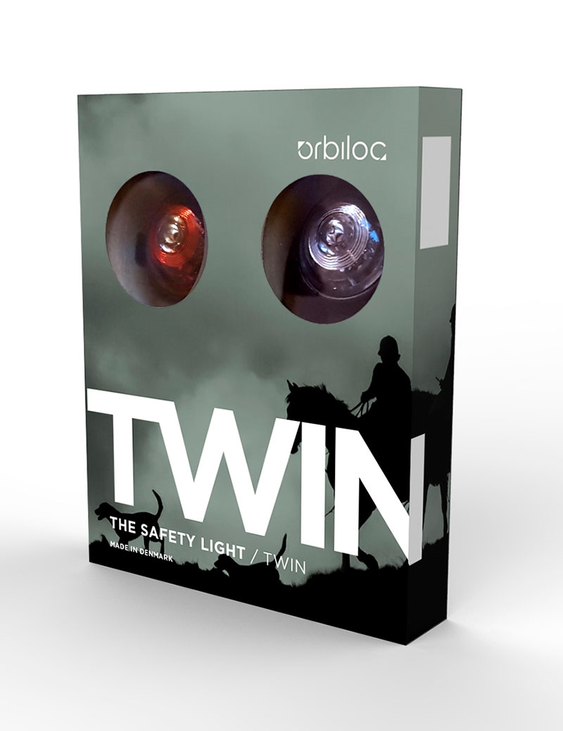 Orbiloc Twin Dual 2-pack röd+vit