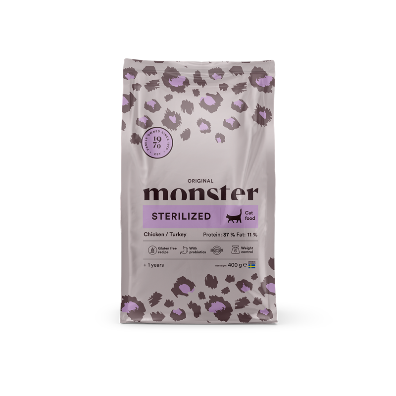 Monster Katt Original Sterilized 400g