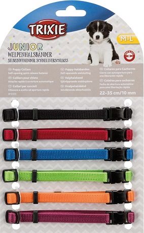 Valpmärkningshalsband 6-pack 10mm 22-35cm