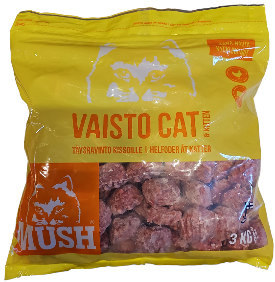 MUSH Vaisto Katt Gul 3kg