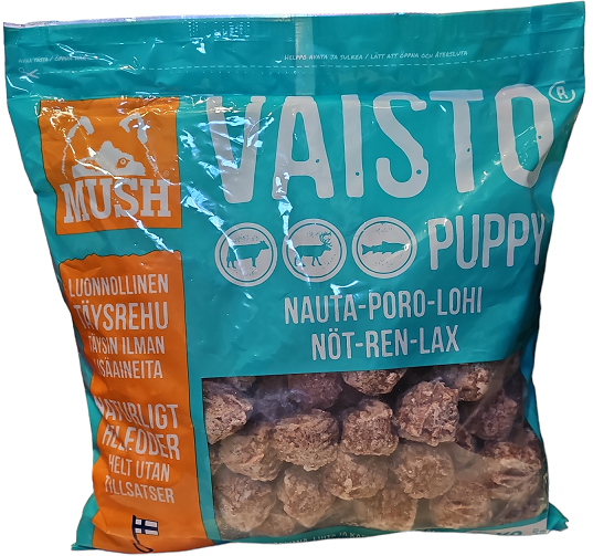 Mush Vaisto puppy nöt-ren-lax 3kg