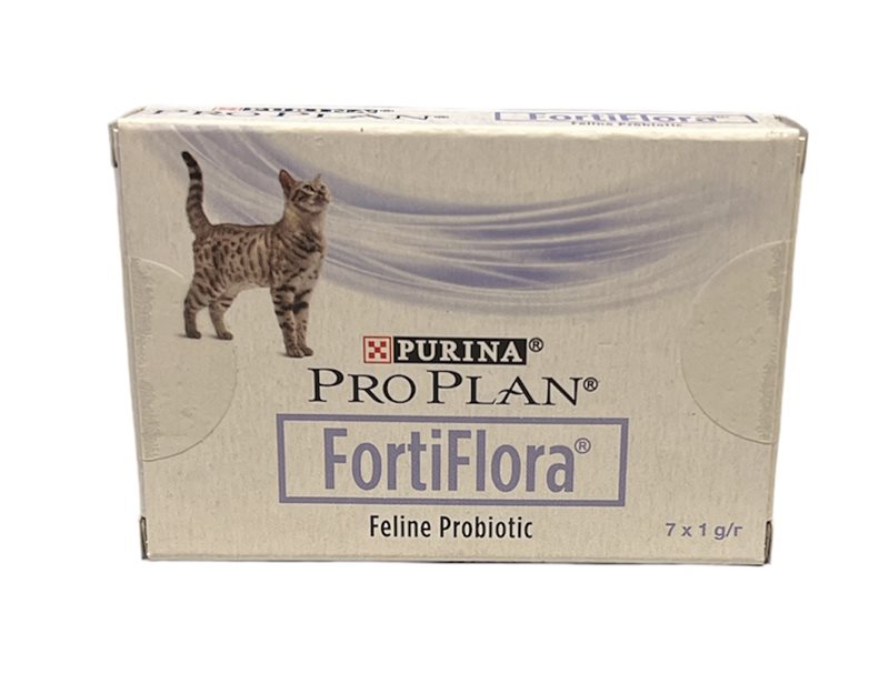 Fortiflora mjölksyrebakterier 7x1gram (för katt) 