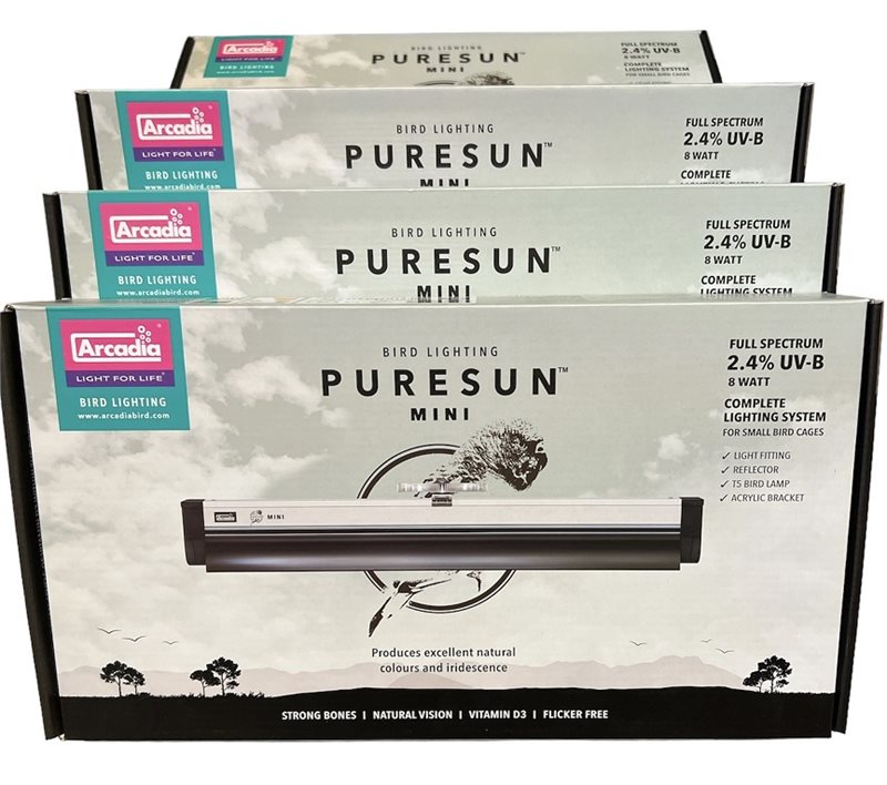 PureSun UV-lampa kit Mini 31cm/8w