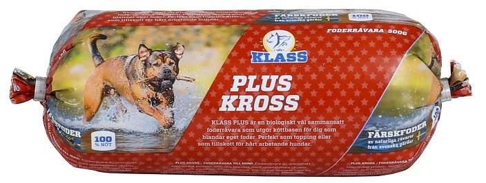 Klass Plus Kross 500g fryst hundfoder