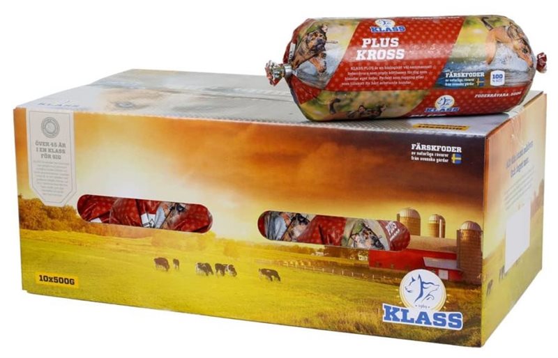 Klass Plus Kross 5kg fryst hundfoder