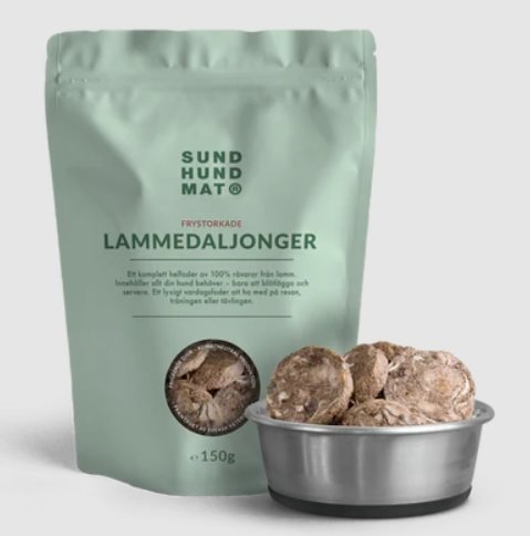 Sund hundmat Lamm-medaljonger 150g