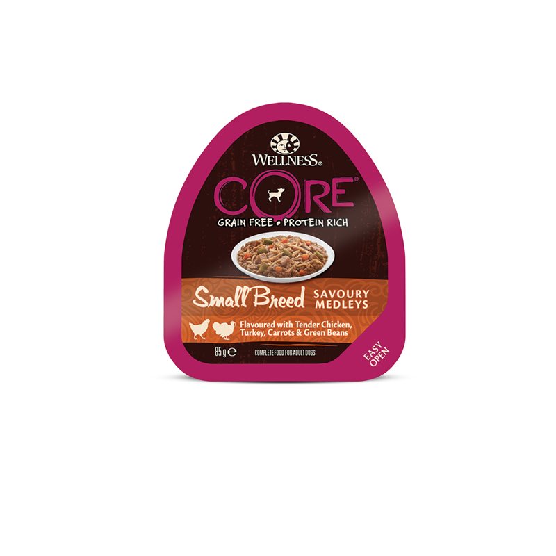 Core dog small breed chicken/turkey 85g