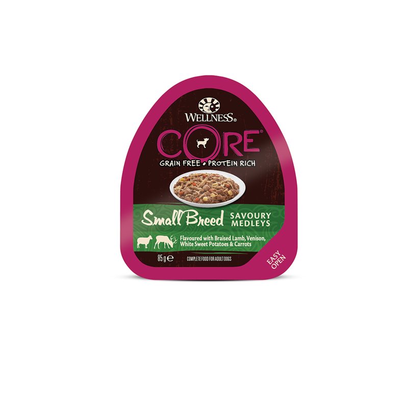 Core dog small breed lamb/venison 85g