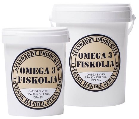 Standardt Omega3 Fiskolja kapslar 150st