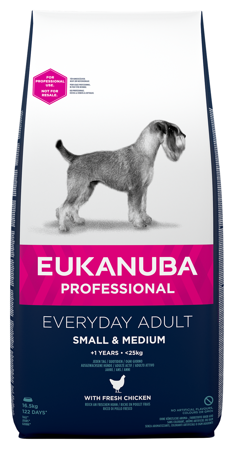 Eukanuba adult everyday care s/m breed 16,5kg
