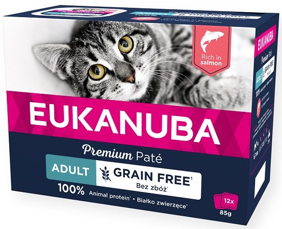 Eukanuba Adult Salmon Pate 12x85g