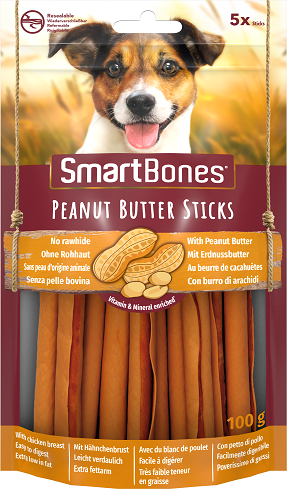 Smartbones Sticks peanut butter medium 5-p
