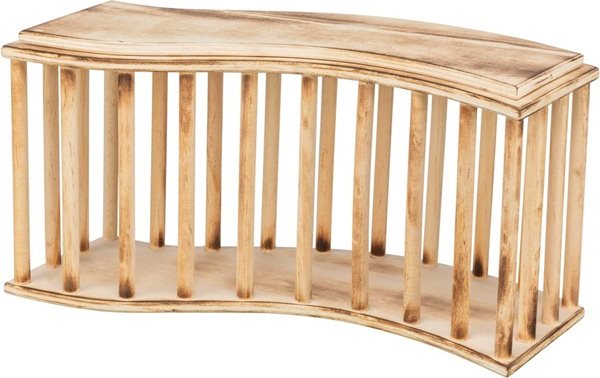 Wave Höhäck med lock 37x19cm Flamberat trä