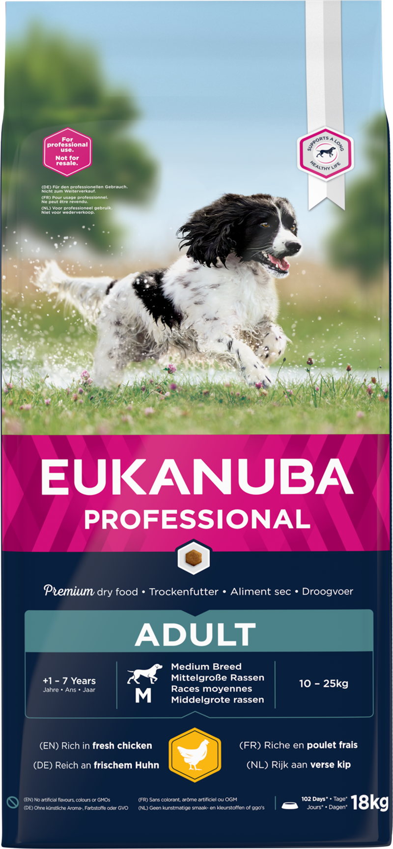 Eukanuba adult medium breed 18kg