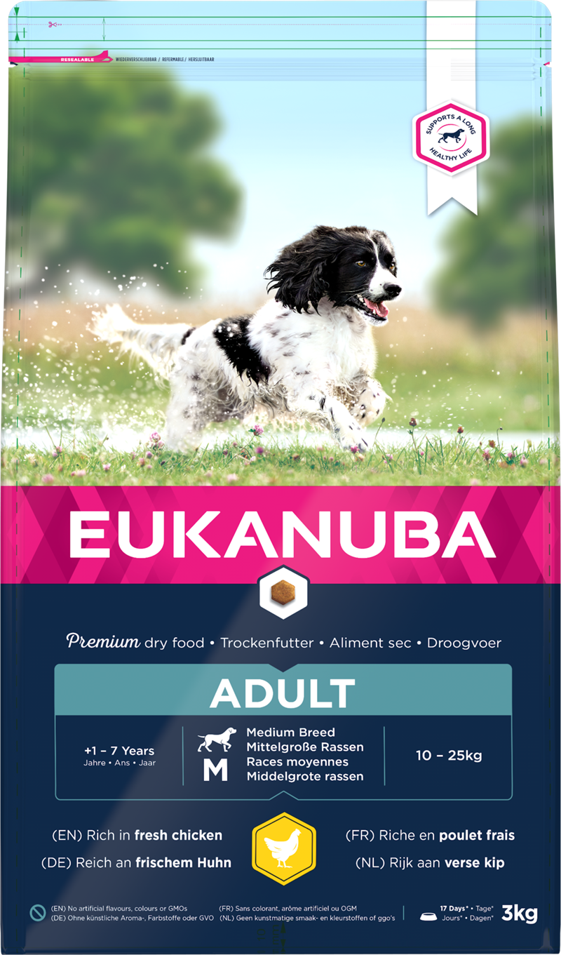 Eukanuba dog adult medium 3kg