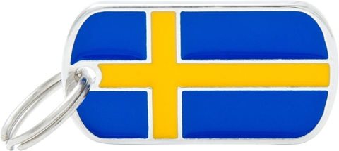 ID-bricka Flagga Sverige