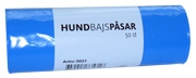 Bajspåse blå 50-pack utan handtag