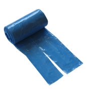 Bajspåse blå 50-pack med knythandtag