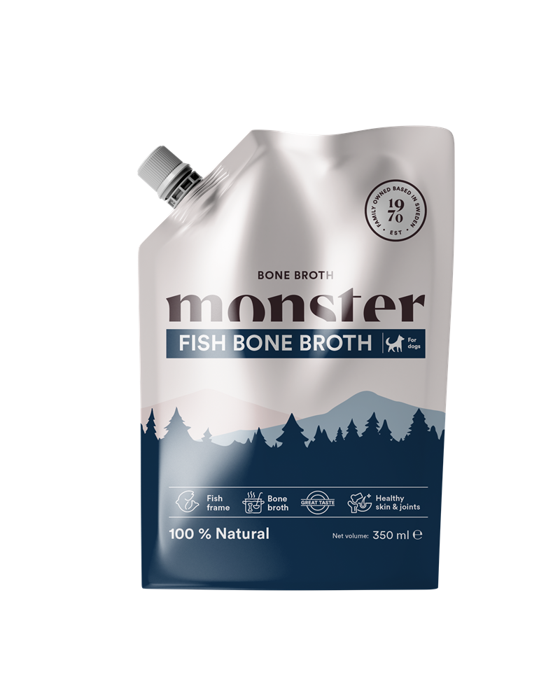 Monster Dog Bone Broth Fish 350ml