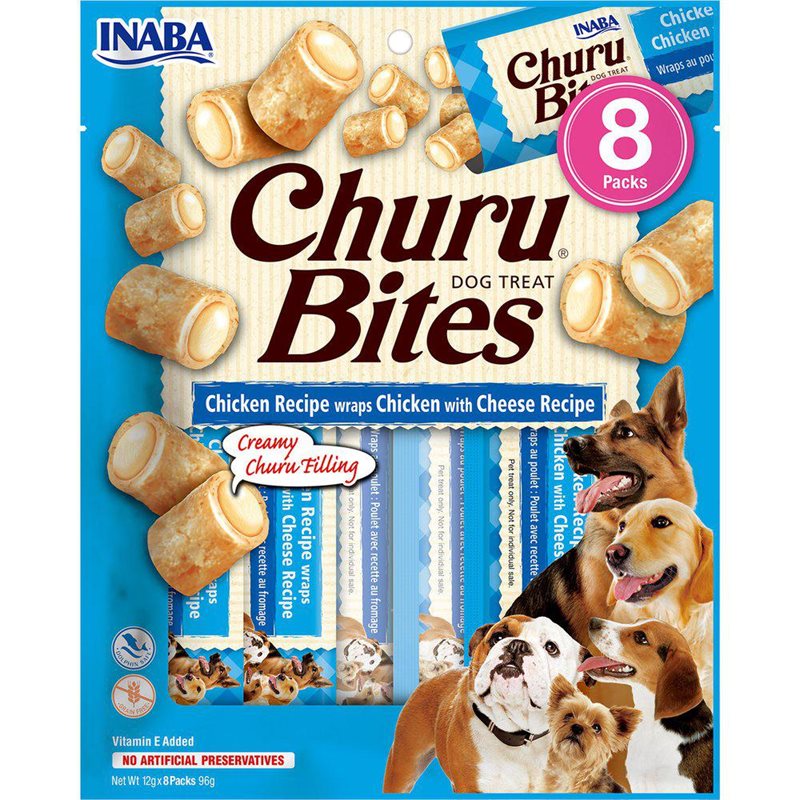 Churu Bites chicken/cheese wraps 8-pack (8x12g)