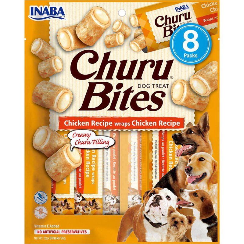 Churu Bites chicken wraps 8-pack (8x12g)