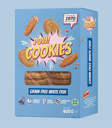 POW! Cookies White Fish 400g