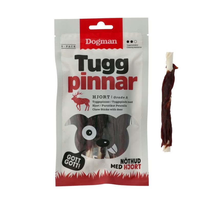 Dogman Tuggpinnar med hjort 12,5cm 5-p