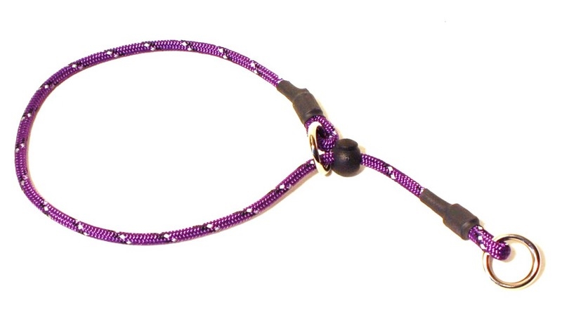 dressyrhalsband lila