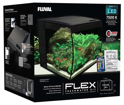 Fluval Flex Led 34L svart