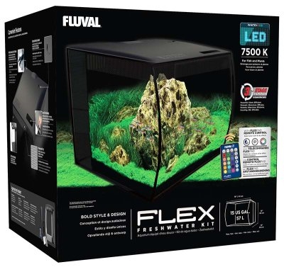 Fluval Flex Led 57L svart