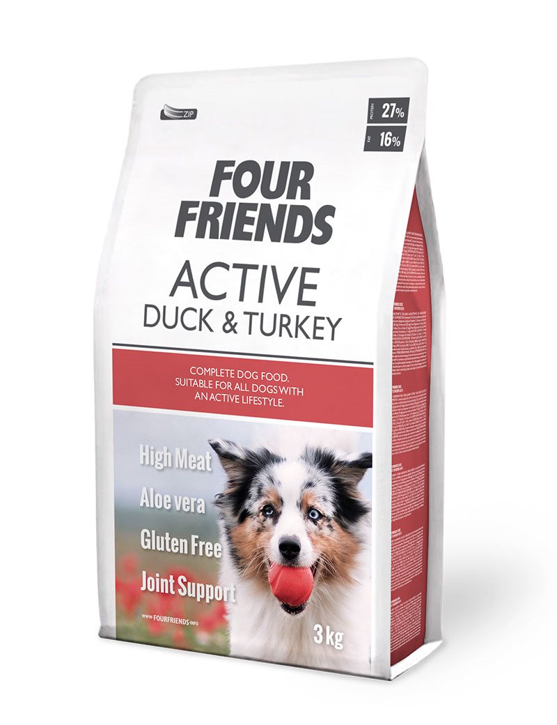 FourFriends Active Duck & Turkey (fd sensidog high) 3kg