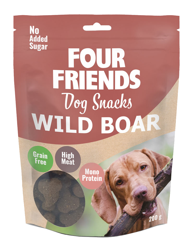 FourFriends Dog Snacks Vildsvin 200gr